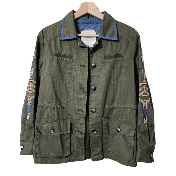 Anthropologie Jackets & Coats Anthropologie Hei Hei Embroidered